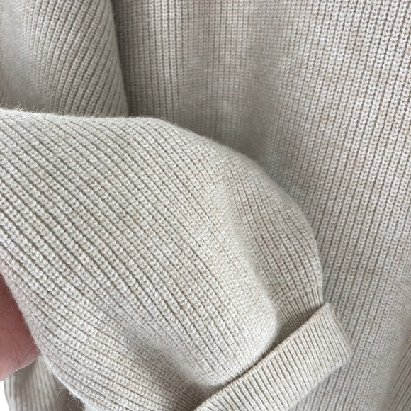 Free People Softly Structured Tunic Sweater in Heather Oatmeal OB816580 - Picture 4 of 5